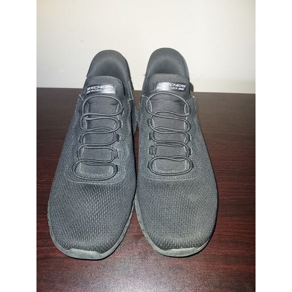 SKECHERS BOBS Women's Slip Ins Sneakers 9M Sport Squad Chaos Memory Foam Black - Picture 5 of 13